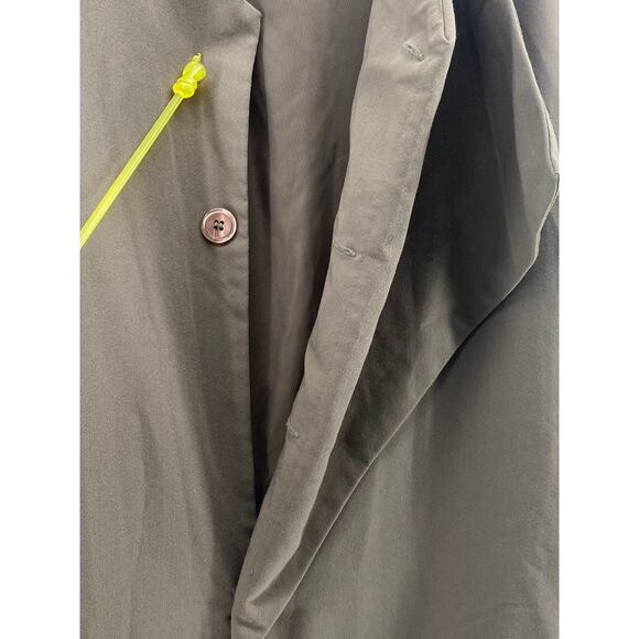 ORPHAN BIRD Women's Beige Cape Overlay Long Sleeve Button-Up Coat SZ S - Picture 4 of 13